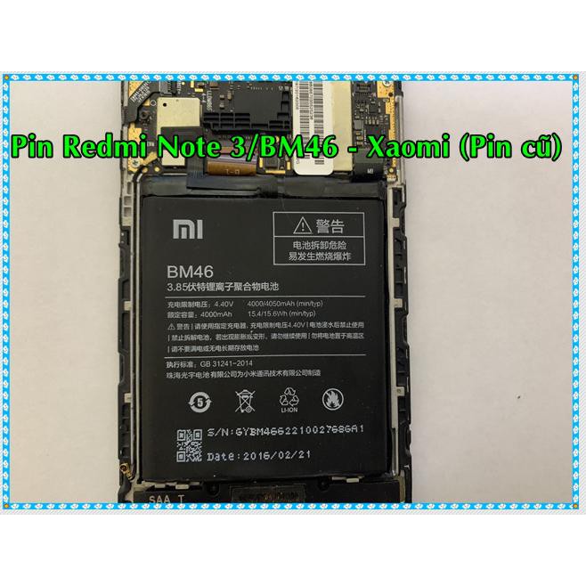 Pin Redmi note 3/BM46 Xiaomi
