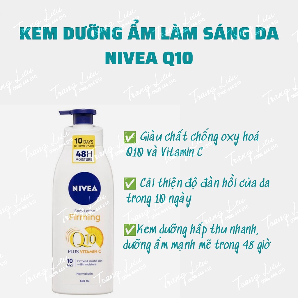 Trả order - Kem Dưỡng Ẩm Làm Sáng Da Nivea Q10