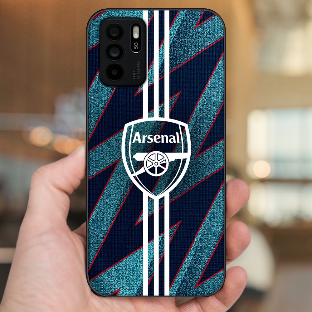 Ốp lưng Oppo Reno 6Z 5G viền đen in hình Arsenal FC