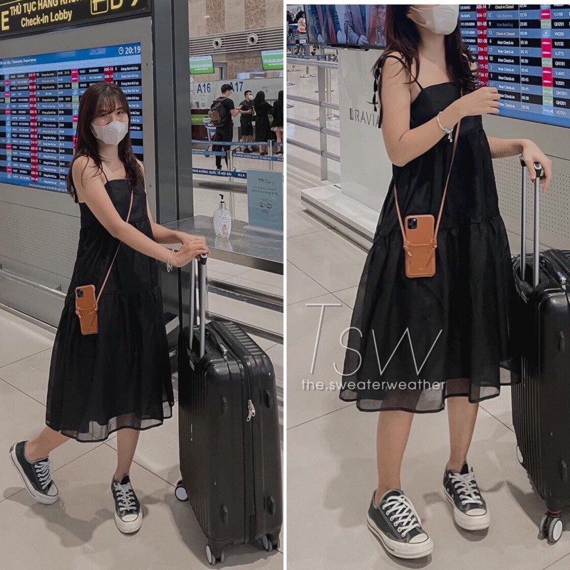 Váy Nữ, Vay Đi Biển Chất Liệu Đũi Tơ Dáng Đuôi Cả Hàng 2 Lớp Cao Cấp Loại 1 | BigBuy360 - bigbuy360.vn