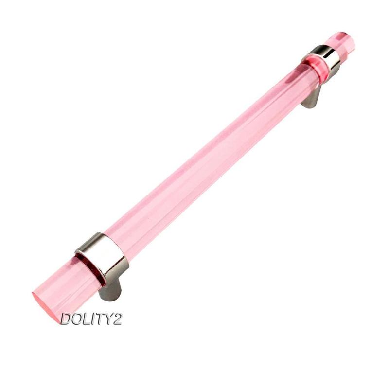 [Dolity2] Set 2 Tay Nắm Cửa Tủ Bằng Acrylic 160mm Màu Hồng