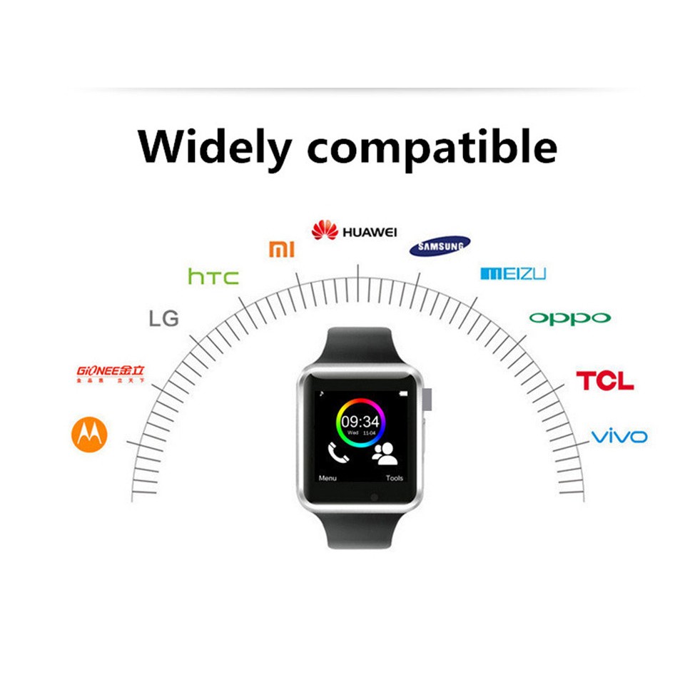 Đồng hồ đeo tay thể thao Bluetooth Đồng hồ thông minh Đồng hồ đo bước đi SIM Máy ảnh Smartwatch Đồng hồ thể dục Theo dõi sức khỏe Đồng hồ đeo tay chống nước A1