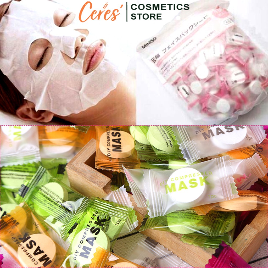 Mặt Nạ Giấy Nén Giấy Miniso - Mask Giấy Nhật Bản | BigBuy360 - bigbuy360.vn