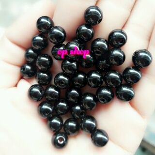 Hạt đá đen 8mm ( gói 60v )