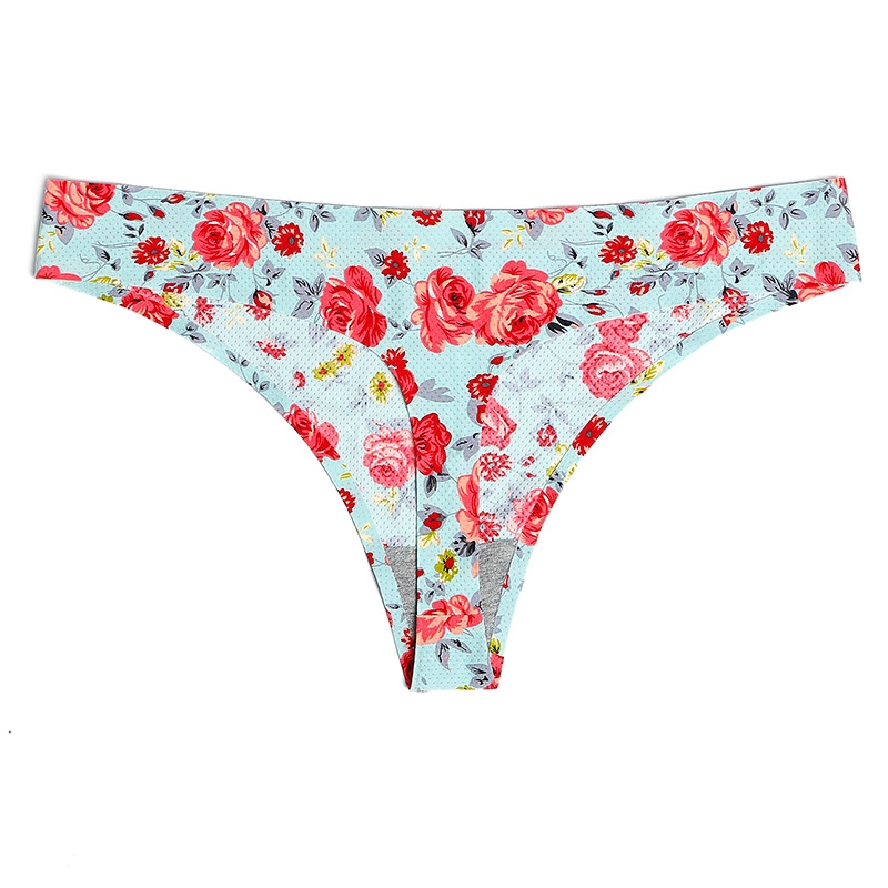 Set 6 quần lót cotton ZXYOUPING thoáng khí in họa tiết size US thời trang cho nữ