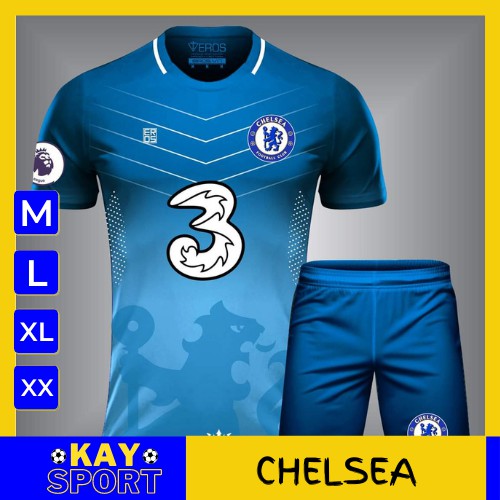 💥 Bộ quần áo bóng đá nam nữ CLB CHELSEA XANH || 💦Thun lạnh 4 chiều sắc nét, mát mịn || UNISEX ai mặc cũng xinh💦