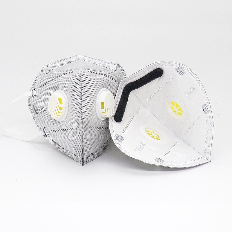 Khẩu Trang KN95 Có Van Thở 6 Lớp Than Hoạt Tính,  Chống Bụi Mịn- Hàng Quảng Châu Cao Cấp (KT02)