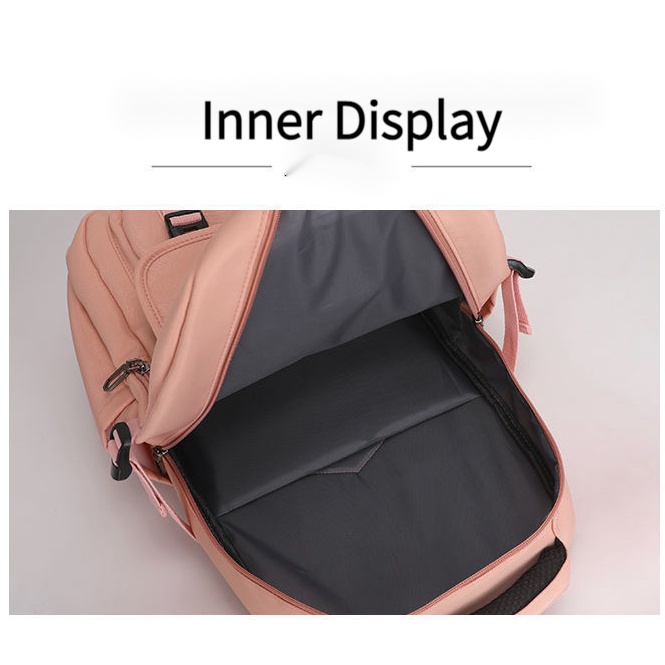 Balo nữ hàn quốc Chống thấm Trung học Balo Đựng Laptop 15.6 Inches