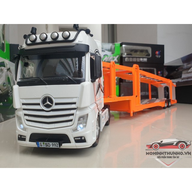 Xe mô hình đầu kéo rơmooc Mercedes Actros , tỉ lệ 1:32