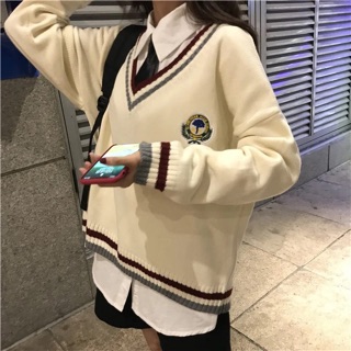 SET  SƠ MI + ÁO LEN ULZZANG