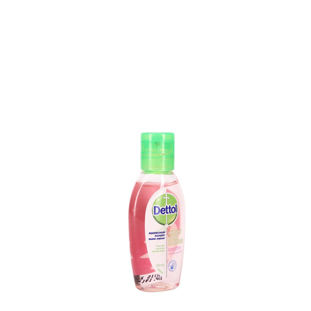 Nước Rửa Tay Khô Diệt Khuẩn 99,9% Dettol Nga Lọ 50ml (Hồng)
