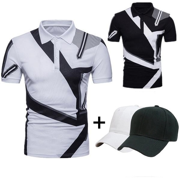 COMBO ÁO THUN NAM POLO 3D CAO CẤP VÀ NÓN KẾT TRƠN chất lương