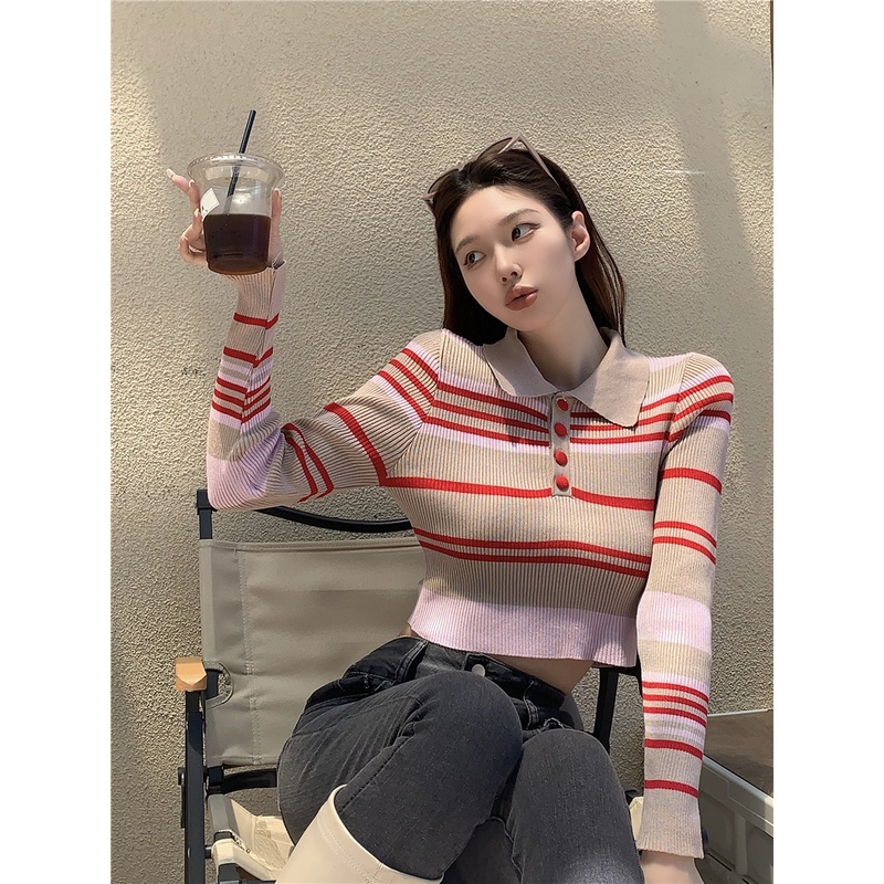 NRVP Áo Sweater Dài Tay Phong Cách Hàn Quốc Sành Điệu Dành Cho Nữ