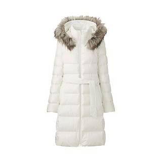 UNIQLO ÁO PHAO LÔNG VŨ UNIQLO CÓ MŨ VIỀN LÔNG DÁNG DÀI