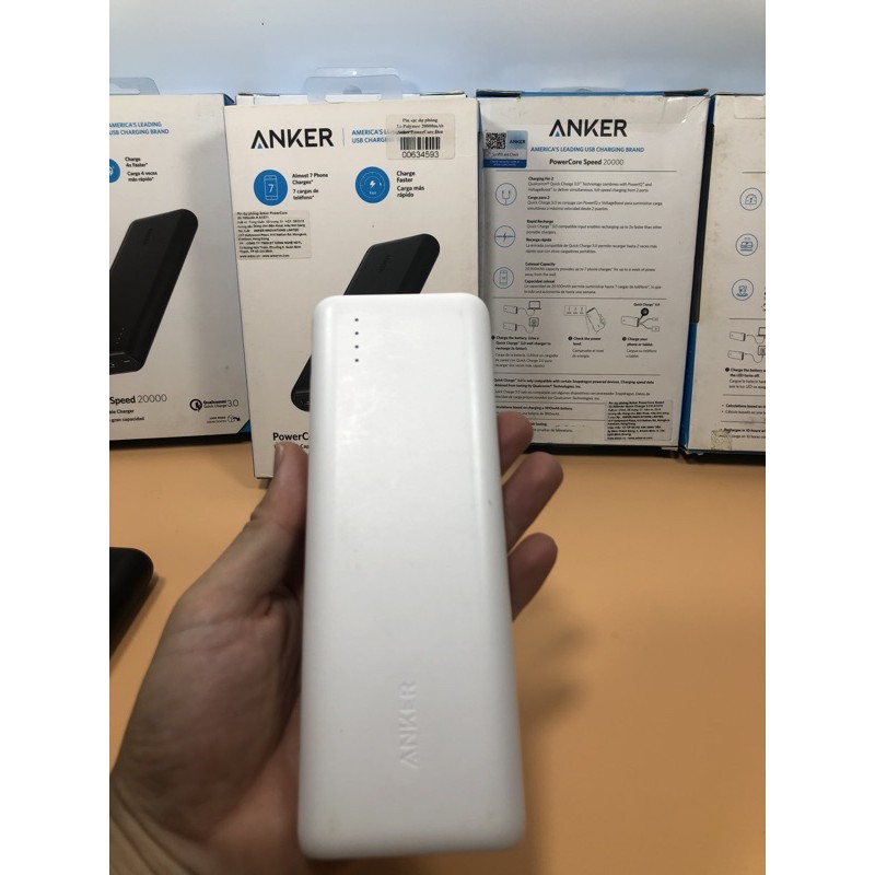 Sạc dự phòng Anker A1271,Dung lượng 20000mAh,Hàng chính hãng, Like new