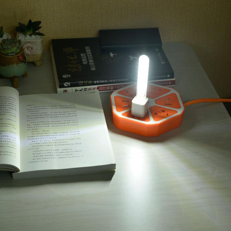 Đèn led usb trong suốt 8 bóng siêu sáng, trong suốt ánh sáng Trắng/ Vàng ấm