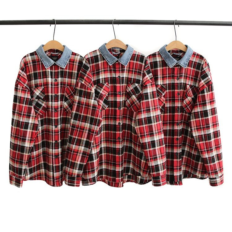 [Babe I'm Real] Áo Flannel Fear of God FOG RedVelvet FW20 ( Full Tag, mac,... )