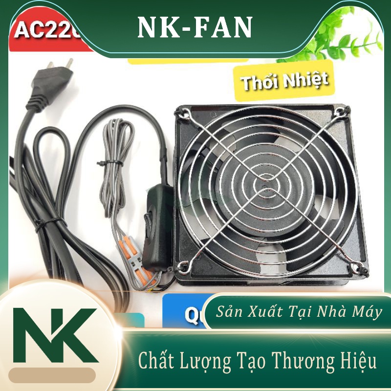 Quạt Tản Nhiệt Quạt Hút Mùi AC220V 12x12CM 3000RPM Tiện Dụng❤️Quạt Hút Mùi Tiện Dụng