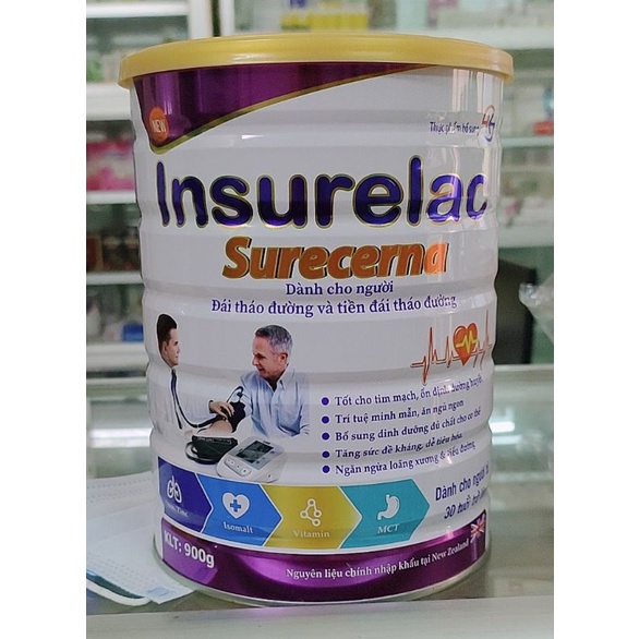 Sữa Insurelac Surecerna cho người đái tháo đường & tiền đái tháo đường
