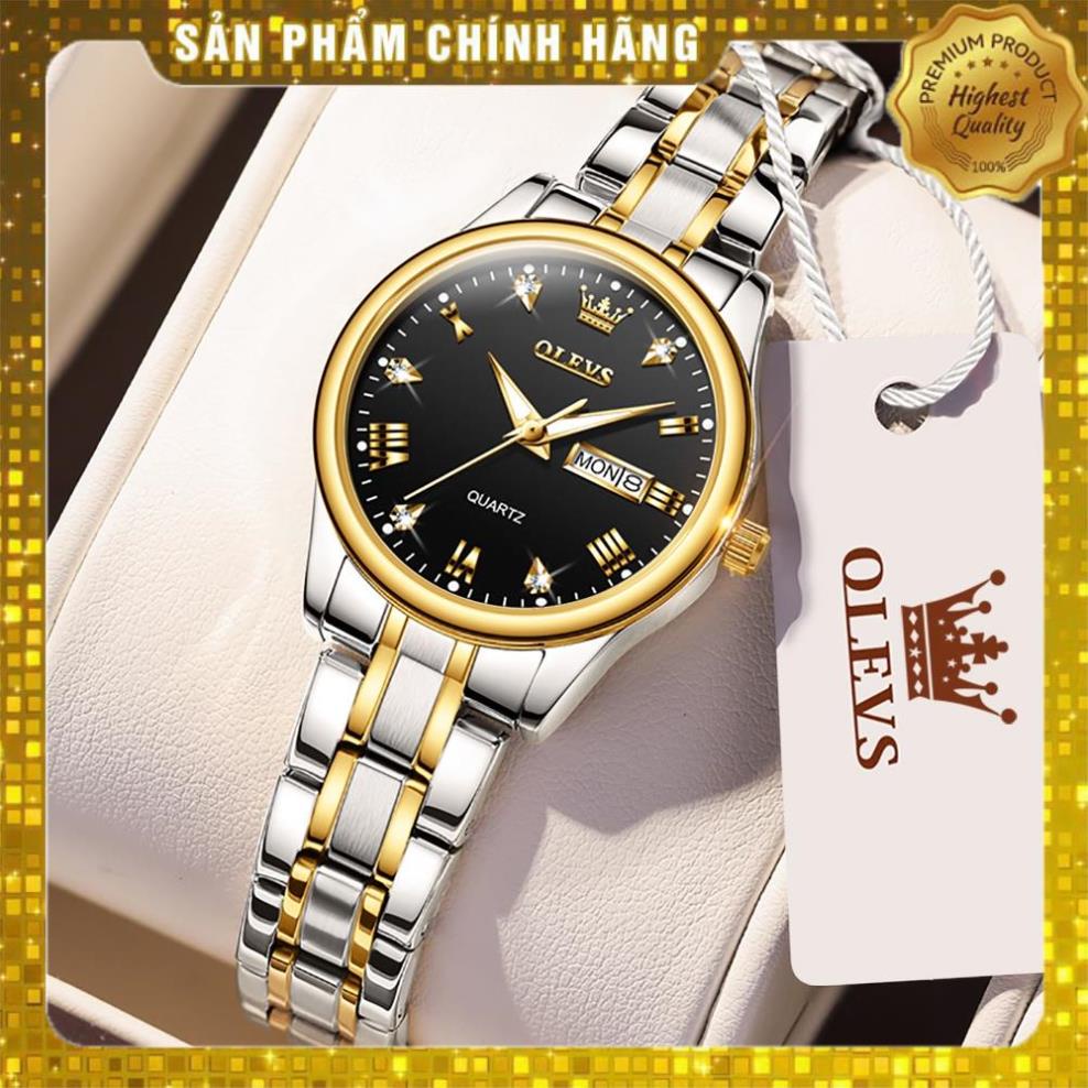 Đồng hồ nữ Đeo Tay  OLEVS 5563 chống vô nước Bằng dây đeo  Thép Không Gỉ Thời Trang