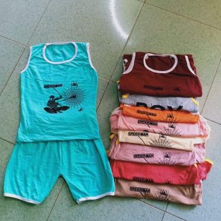 Bộ ba lỗ cotton cho bé