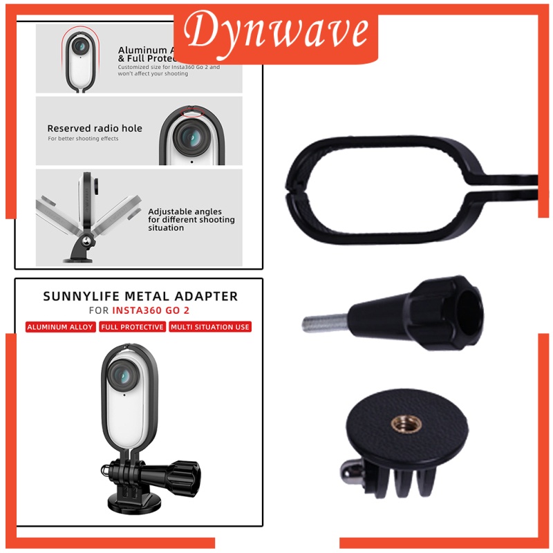 [DYNWAVE] Metal Camera Holder Mount Frame Housing Frame for Selfie Stick Adapter