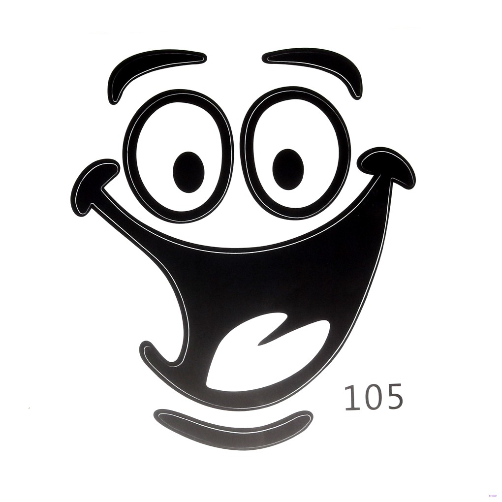 Sticker Dán Toilet Hình Mặt Cười Vui Nhộn