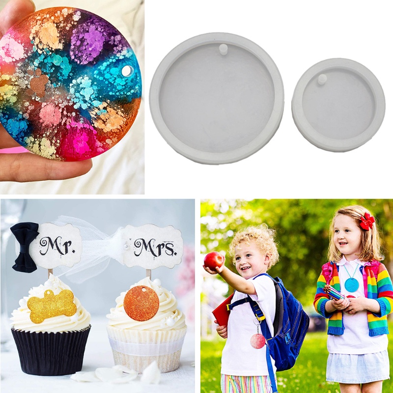 Set 4 Khuôn Silicone Hình Xương Chó Làm Móc Khóa / Mặt Dây Chuyền Thủ Công DIY