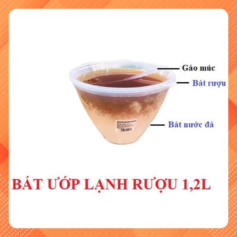 bát ướp rượu lạnh kèm thìa hàng dày đẹp