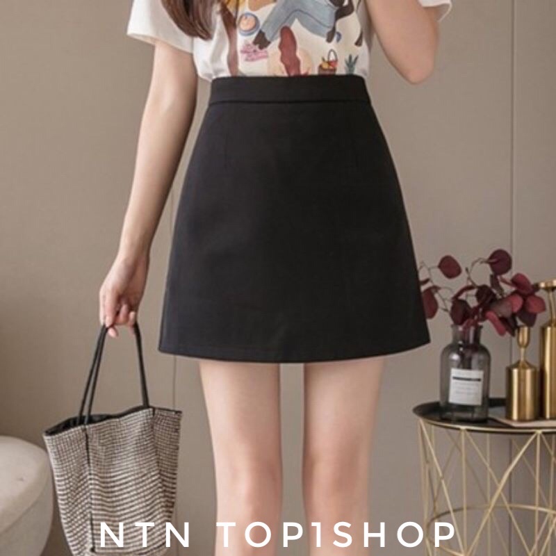 Chân Váy Trơn dạng chữ A ảnh thật NTN shop. | BigBuy360 - bigbuy360.vn
