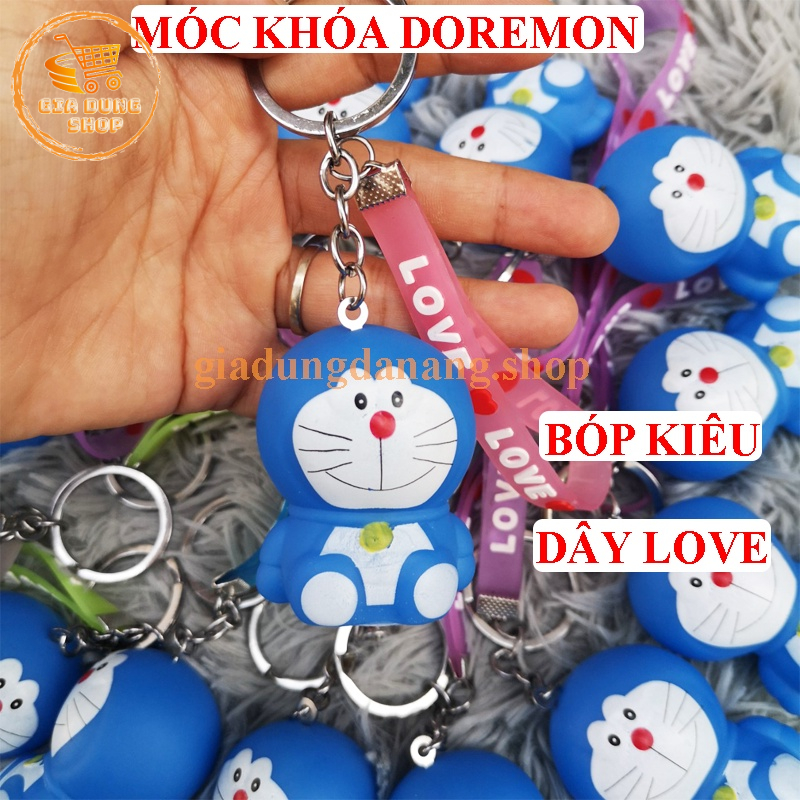 Móc Khóa Doremon Bóp Kêu Dễ Thương
