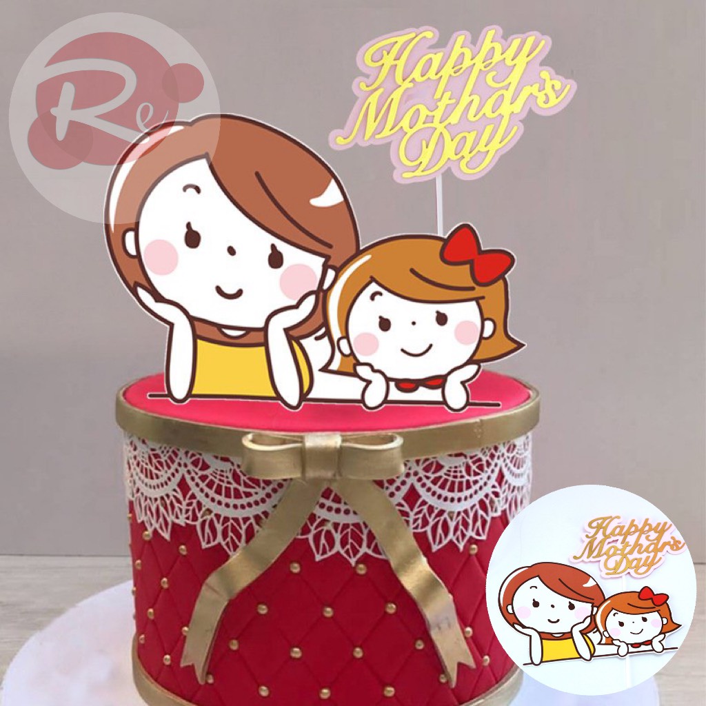 [SIÊU RẺ❤️] – SCG Ngày của mẹ - Trang trí bánh sinh nhật bánh kem