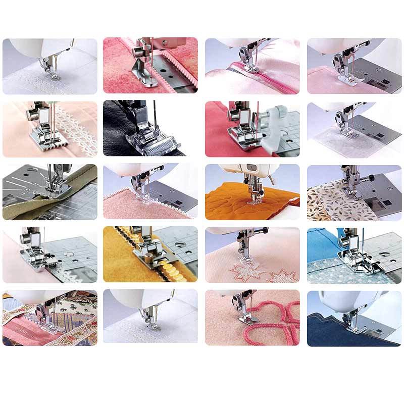 Bộ 32 chân vịt máy may đa năng cho Brother Singer Toyota