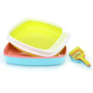 HOT Chậu vệ sinh cho Mèo + xẻng xúc cát
