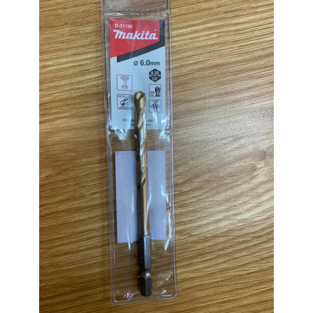 Mũi khoan sắt chuôi lục giác Makita D-31114 D-31142 D-31186 D-31201