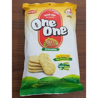 BÁNH GẠO ONE ONE VỊ BÒ NƯỚNG (MẶN) GÓI 150G