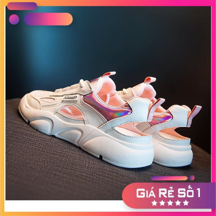 GIÀY NỮ _ KOBUTA_Giày Sục Hở Gót Lưới Khoét Eo Mới + SẴN HÀNG | BigBuy360 - bigbuy360.vn