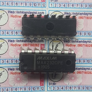 Linh kiện điện tử ic giao tiếp max232cpe max232epe dip-16