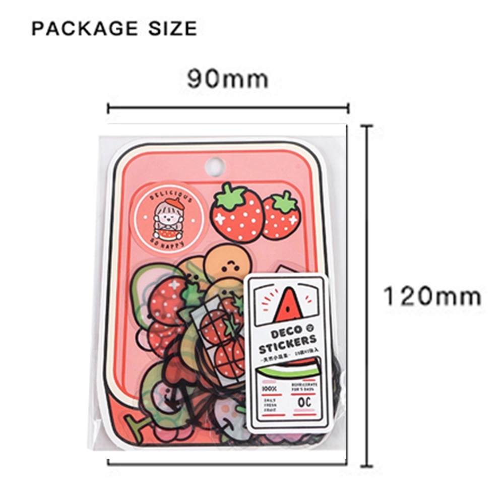 Bộ 40 miếng dán trang trí hình thức ăn dễ thương DIY 2LIFE