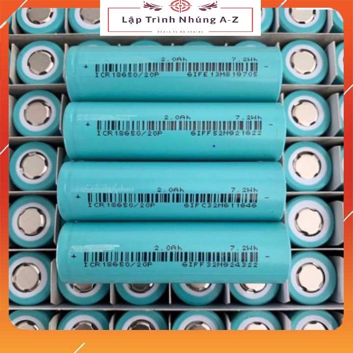 [Lập Trình Nhúng A-Z][G3] Cell Pin 18650 Siêu Bền (Mới 100%)