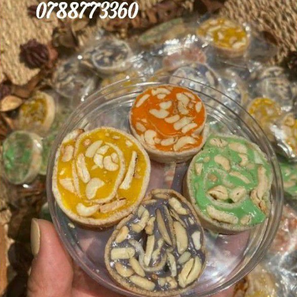 Kẹo chuối dừa non ngũ sắc 1kg