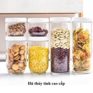 Hũ đựng thực phẩm thủy tinh - hủ đựng thực phẩm thủy tinh