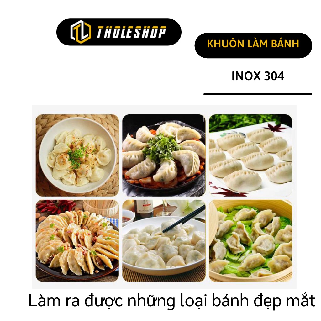 Khuôn Làm Bánh Xếp - Khuôn Làm Há Cảo, Bánh Quai Vạc, Sủi Cảo, Bột Lọc, Mandu 8723