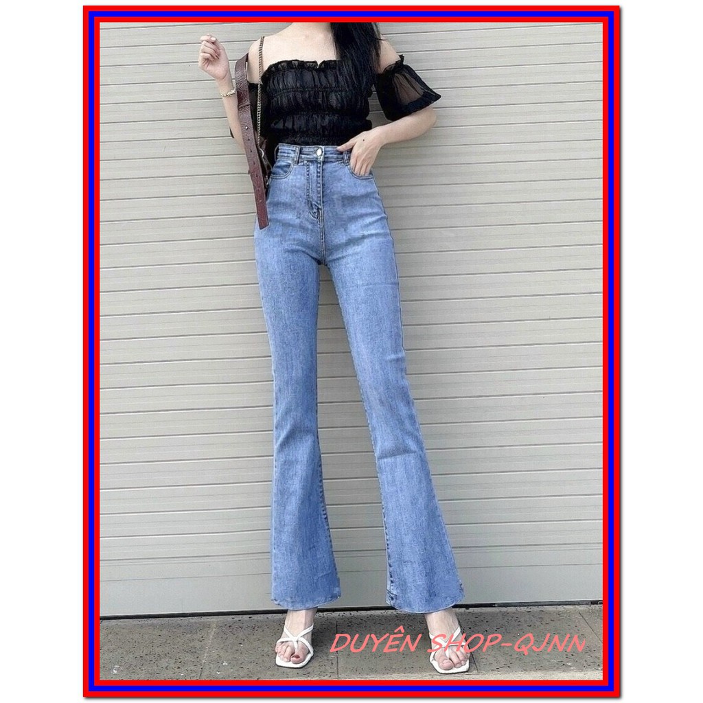 Quần jean nữ ỐNG LOE siêu xịn chất jean giãn tốt fome chuẩn size 26-30 ( 2 màu ) -41