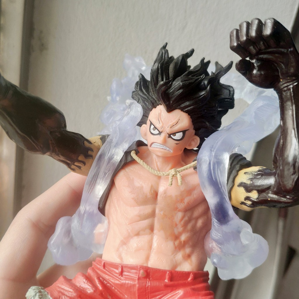 Mô hình cao cấp luffy gear 4 snakeman tay bọc haki Monkey D Lufy One piece