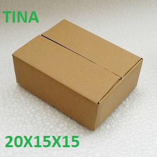 Thùng Carton size 20x15x15 cm 15 Hộp carton Giấy