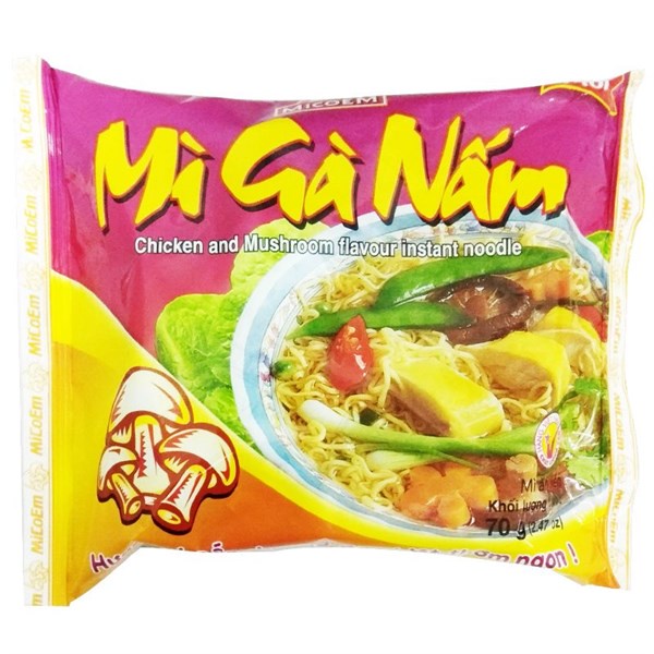🐖🍜 Mỳ ăn liền gà nấm Vifon 1 thùng x70g