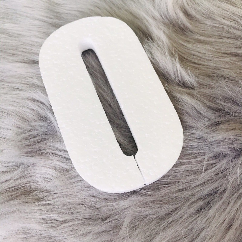 Số mút xốp tự đứng từ 0-9 trang trí sinh nhật HPBD