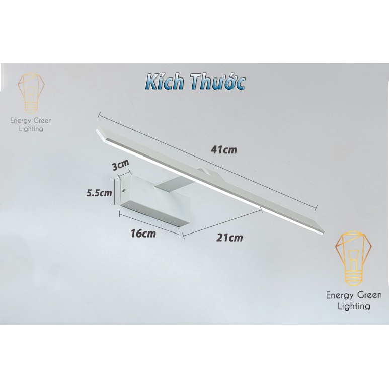 Đèn soi tranh - rọi gương Energy Green Lighting Led Model A33 41/58cm 8w/10w 3 Chế Độ Ánh Sáng