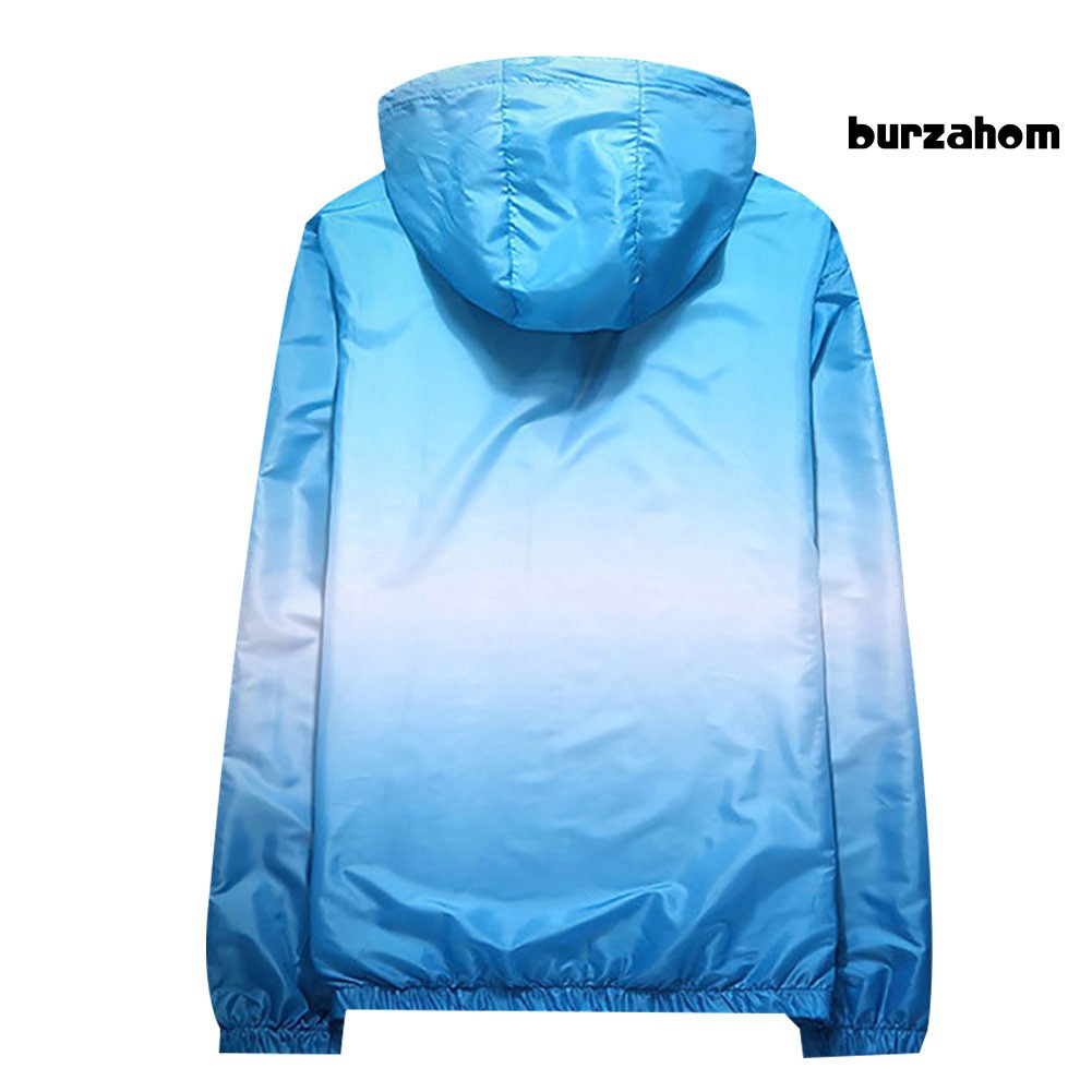 Áo Khoác Chống Nắng Tia UV Có Túi Màu Sắc Gradient Dành Cho Bé